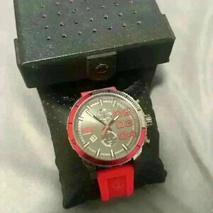 🔥 BNIB Men’s Diesel Red/black Watch